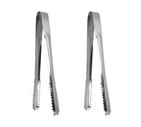 Pinze per Zucchero, 2 Pcs Pinze per Zucchero in Acciaio Inox, Pinze per Ghiaccio, Mini Pinze da Portata, per Cucina, Bar, Caffè, Matrimoni, Feste, Buffet ecc