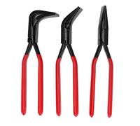 Pinze Piegatrici Manuali per Lamiera 3 Pezzi, Morso Dritto 45° 90°, Larghezza 40mm - Alta Durezza, Design Ergonomico per Piegatura Precisa e Piegatrice Roditrice per Uso