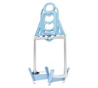 Pinze pieghevoli per piatti caldi con rapporto di leva ottimizzato per il sollevamento controllato di pentole calde dal forno a microonde e dal forno (blu)