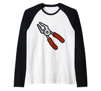 Pinze Pinze Snips Tool Lovers Maglia con Maniche Raglan