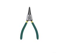 Pinze professionali per anelli di sicurezza da 17,8 cm, con punta dritta e piegata, per rimuovere anelli interni ed esterni, in acciaio ad alta durezza, strumento di riparazione automatica (esterno