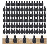 Pinze resistenti per tela di ombreggiatura | Morsetto di fissaggio antivento per tende da sole, 100 pezzi fascette riutilizzabili per rete di ombreggiatura, protezione contro gli da giardino