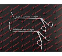 Pinze sinusali endoscopiche set 2 pezzi, set chirurgia Fess, strumenti chirur...