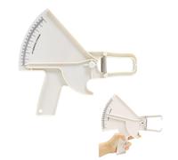 Pinze Skinfold Professionnel, Misuratore di Grasso Corporeo Misurazione Accurata, Calibro per Grasso Corporeo Lettura Facile, Pinza per Grasso Corporeo per Fitness Include Guida All'uso (Bianco)