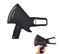 Pinze Skinfold Professionnel, Misuratore di Grasso Corporeo Misurazione Accurata, Calibro per Grasso Corporeo Lettura Facile, Pinza per Grasso Corporeo per Fitness Include Guida All'uso (Nero)