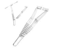 Pinze sterili monouso per piercing pinza plastica 10 pezzi facile da piegare Warrior single-use pliers Septum