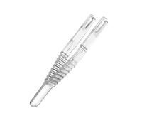 Pinze sterili monouso per piercing pinza plastica 10 pezzi Warrior single-use pliers Open Triangular Triangolare Aperto