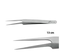 Pinzetta Curva 13 cm per ciglia punta fine in acciaio inox