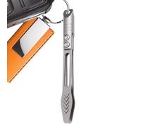 Pinzetta di precisione, in lega di titanio, strumento di precisione per artigianato e artigianato, pinzette opache portatili, come portachiavi per la cura delle sopracciglia, rimozione di schegge