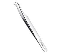 Pinzetta Extension Ciglia Professionale ENIGMA | Stivaletto Soft | Punta Angolare Tipo L | Per Volume e Mega-Volume | Leggere e Precise | Acciaio Inossidabile | Pinzetta Ciglia Finte | 3D-6D-8D-10D