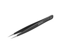 PINZETTA KNIPEX 92 21 01 ESD - Acciaio inox, 125 mm, impugnatura ESD, elettronica di precisione