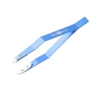 Pinzetta per barra a molla per orologio a forma di V Pinzetta per barra a molla Strumento per la rimozione dell'aletta Strumento di riparazione dell'orologio in lega di alluminio