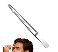 Pinzetta per del viso, Strumento di precisione per cogliere le sopracciglia, Pinzetta di bellezza in acciaio inossidabile con punta obliqua, Epilatore per del viso per donne e ragazze, Strum