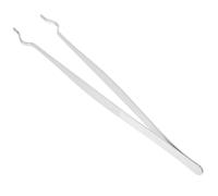 Pinzetta per Provette in Acciaio Inox, Lunga per Laboratorio | Provette e Centrifughe, Argento, per Classi Sperimentali e Prove di Laboratorio, Alta Affidabilità