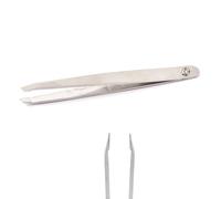 Pinzetta Tirapeli per Sopracciglia a Punta Obliqua in Acciaio Inox - Tuttoperlestetica