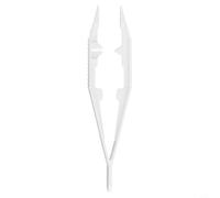 Pinzette a clip in plastica per progetti fai da te con perline, strumento fatto a mano per bambini e adulti, 11 cm, multiuso, confezione da 1 (bianco)