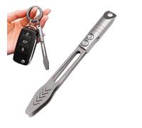 Pinzette di precisione | Pinzette in titanio per gioielli | Pinzetta opaca portatile come portachiavi per la cura delle sopracciglia rimozione schegge modellismo riparazione elettronica