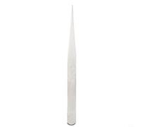 Pinzette fatte a mano in acciaio inox da 125 mm, con punte dritte e gomite, per la riparazione di orologi, strumento antistatico di grado industriale, lunghezza 125 mm, compatibili (testa dritta da