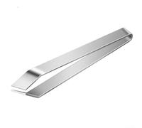 Pinzette funzionali ed eleganti in acciaio inox per la rimozione di lische di pesce per la cucina moderna (bordo smussato)