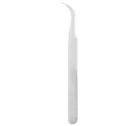 Pinzette in acciaio inox antistatico, Becco d'aquila ESD curve pinzette per strumenti di riparazione per elettronica, creazione di gioielli，Esperimento fotovoltaico, bellezza