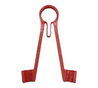 Pinzette multimetro per test SMD, supporto di precisione caricato a molla con bracci in fibra di carbonio, compatibile con cavi DMM standard, strumento ergonomico per ingegneri e hobbisti, nero (rosso