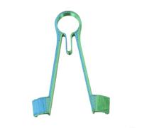 Pinzette multimetro per test SMD, supporto di precisione caricato a molla con bracci in fibra di carbonio, compatibile con cavi DMM standard, strumento ergonomico per ingegneri e hobbisti, nero (verde