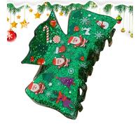 Pinzette per capelli natalizi per le donne - Bellissime forcine grandi di Babbo Natale con presa forte, pinze per artigli accessori per capelli invernali natalizi, per famiglie amici e bambini alle