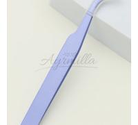 Pinzette per ciglie viola con testina diritta e snodabile, due opzioni di testine, sottili e facili da soddisfare le esigenze, in acciaio rinforzato con alta durezza e alta elasticità, buona durata, c