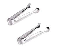 Pinzette per cubetti di zucchero, pinze per tè e ghiaccio, per bustine di tè e tè, cibo e zucchero, 11 x 1,6 cm, 2 pezzi, design professionale