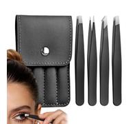 Pinzette per Estensioni Ciglia | Applicatore con Punta di Precisione | Per Peli Incarniti Sopracciglia Naso | Per peli incarniti del viso, naso, uso domestico, salone, da viaggio