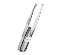 Pinzette per il viso per sopracciglia - REMOVTURE BACCHIALE da 8,5 cm, pinzette a punta | Acciaio inossidabile anti-russo, design ergonomico, per sopracciglia, mento, basette, emittenti