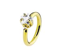 Pinzette per naso a forma di zircone cubico intarsiato anello non piercing cerchio gioielli durevole e utileMolto bello e pratico.
