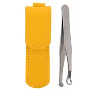 Pinzette per Peli del Naso, Pinzette per tagliare i peli del naso, Pinzette per Peli del Naso a Punta Tonda Facili da Tagliare con Custodia per il Naso, Basette, Corpo