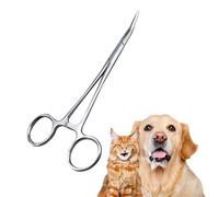 Pinzette per Peli e Orecchie, Morsetto Dritto, Pinza Emostatica per Animali Domestici