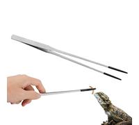 Pinzette per rettili con punta in da 26 cm, per terrari e acquari, accessorio per acquario, strumento per l'alimentazione delle prede, pinzette per posizionare coralli delicati, acquario