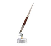 Pinzette per saldatura in acciaio al carbonio Pinzette di terza mano con rotazione della base per la creazione di gioielli Pinzette per saldatura incrociata Terza mano con base