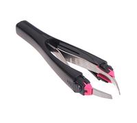 Pinzette per sopracciglia con clip di bellezza a bocca piatta, smussate, rimozione dei peli del viso, trucco innocuo, strumenti di depilazione per sopracciglia per donne