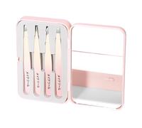 Pinzette Per Trattamenti Per Il Viso Capelli 4Pcs Sopracciglio Per Le Donne Uomini Regali Professionale In Acciaio Inox Rimozione Pinzette In Acciaio Inox