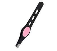 Pinzette, Pinzette for Ciglia 1 Pz Pinzetta for Sopracciglia A Tre Fori Smussata for Rifinire Le Sopracciglia E Tirare La Clip for Sopracciglia Con Cuscinetto In Gomma Strumenti for Il Trucco Degli Oc
