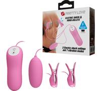 Pinzette Vibranti Capezzoli con Elettrostimolazione Pretty Love