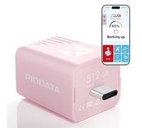 Piodata iXflash Cube - Chiavetta USB da 512 GB per iPhone/iPad/Android, backup automatico delle foto durante la ricarica rapida, Apple MFi USB C 3.2 Data Cube Photo Stick Backup Drive, disco rigido