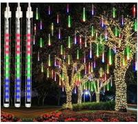 pioggia di meteoriti Stella Cadente Goccia di pioggia neve LED NATALE FESTE RGB [EEK: A]