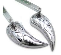 Pioggia Fiamma Fuoco LED Giro Segnale Specchio Per Tutti Anno Harley Touring