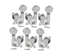 Pioli Accordatura Per Chitarra 6 Chiavi Di Accordatura Per Chitarra Elettrica, Piroli, Meccaniche 6R 6L 3L3R(Silver,3L3R)