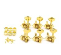 Pioli Accordatura Per Chitarra Meccaniche Vintage 6 L 6R 3L3R Meccaniche Meccaniche Aperte Per Chitarra ST LP SQ(Gold,6L)