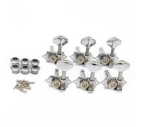 Pioli Accordatura Per Chitarra Meccaniche Vintage 6 L 6R 3L3R Meccaniche Meccaniche Aperte Per Chitarra ST LP SQ(Silver,6L)