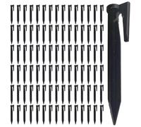 Pioli di confine paesaggistici, 100 per paesaggio, di ancoraggio per bordi, per filo di confine per tosaerba, di fissaggio a terra per prato robotico