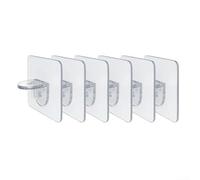 Pioli di supporto trasparenti per mensole, 612 pezzi, con punzonatura, per montaggio a parete e armadietti, forti portanti fino a 20 kg, adatti per guardaroba e mensole (6 pezzi)