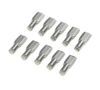 Pioli for mensole 80 pezzi 5 mm Strato di supporto for mobili in ferro Peg Forma cucchiaio Staffa for partizione for armadio Chiodo fisso placcato in nichel