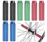 Pioli in lega di alluminio, 4 paia di pedali antiscivolo, adatti per assi da 3/8", per mountain bike e bici universali